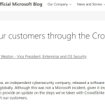 Microsoft: 8.5 million Windows devices affected by CrowdStrike outage